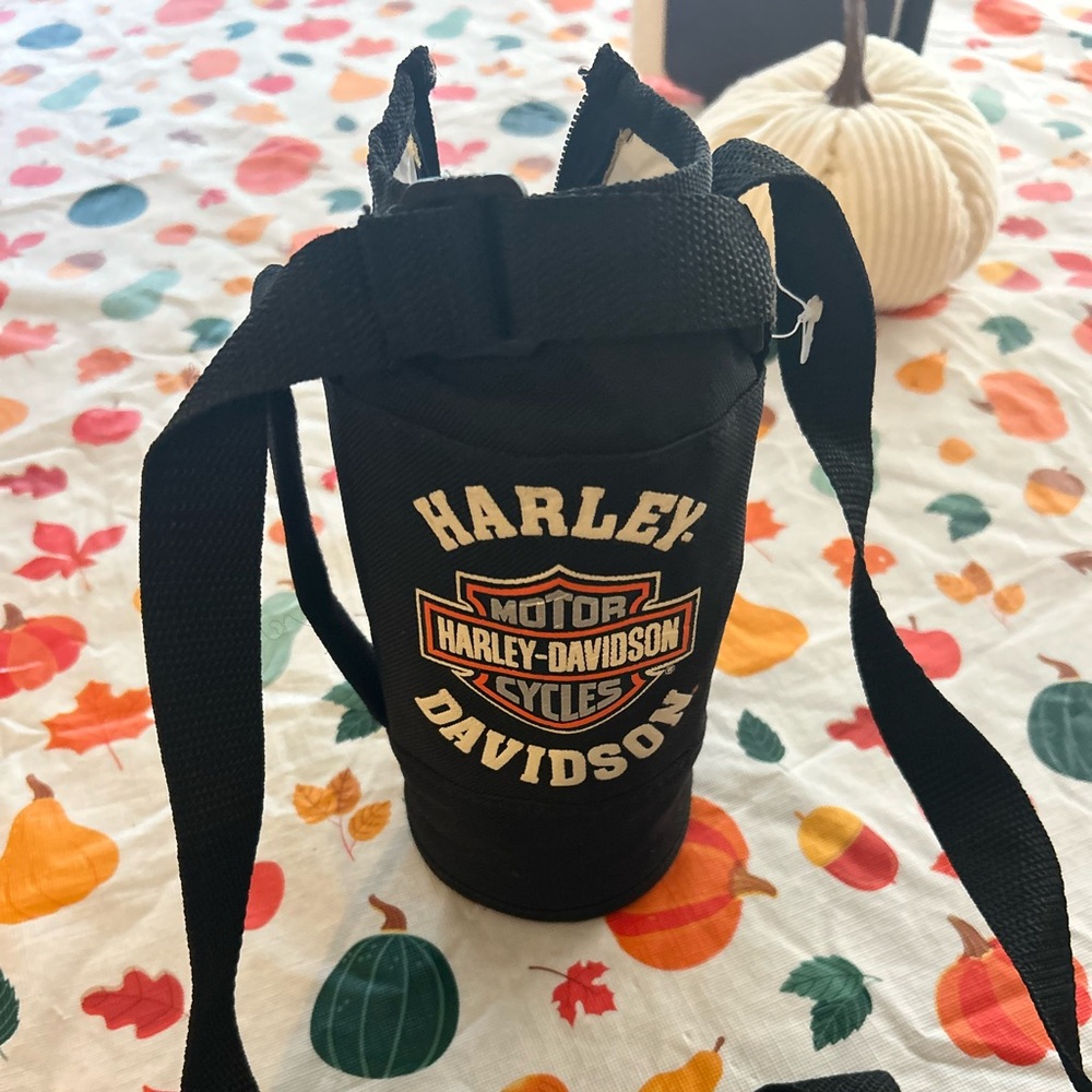 Harley-Davidson Black and Orange Bottle Holder - Picture 3 of 4